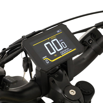 OneSport W66 Retro Moped Style 48V 250W 20×4.0" Fat Tires Full Suspension E-Bike