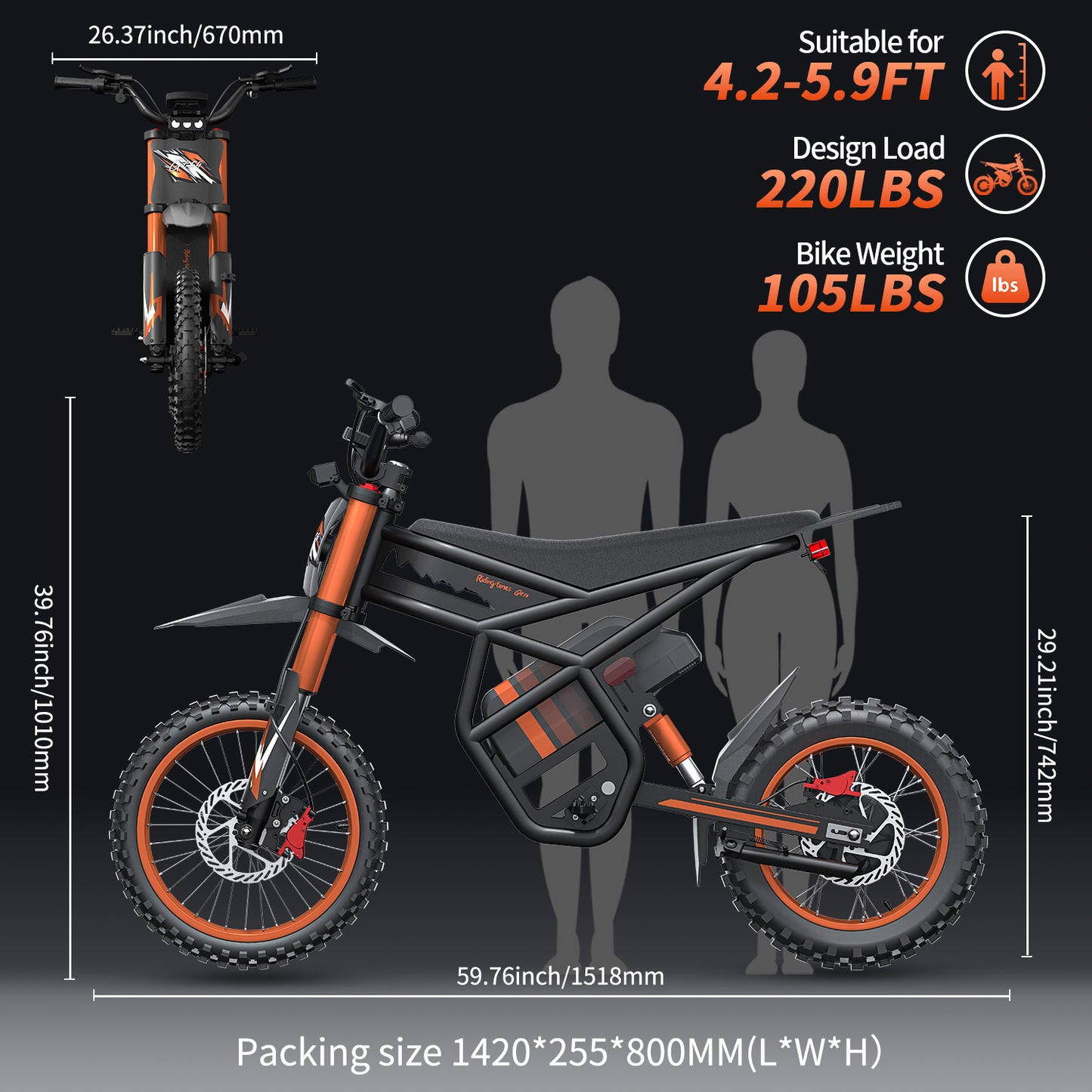 Riding Times GT54 Electric Mini Motorbike
