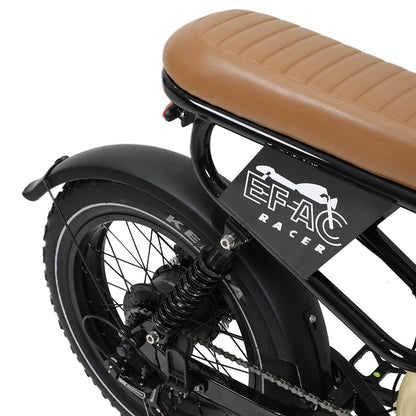 OneSport W66 Retro Moped Style 48V 250W 20×4.0" Fat Tires Full Suspension E-Bike