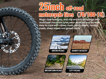 Riding Times  GT73 Pro Dual Battery High-Performance Electric Dirt E-Bike