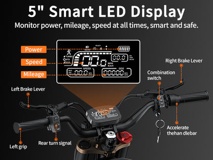 Riding Times  GT73 Pro Dual Battery High-Performance Electric Dirt E-Bike