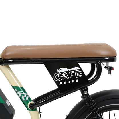 OneSport W66 Retro Moped Style 48V 250W 20×4.0" Fat Tires Full Suspension E-Bike