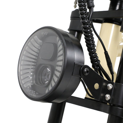 OneSport W66 Retro Moped Style 48V 250W 20×4.0" Fat Tires Full Suspension E-Bike