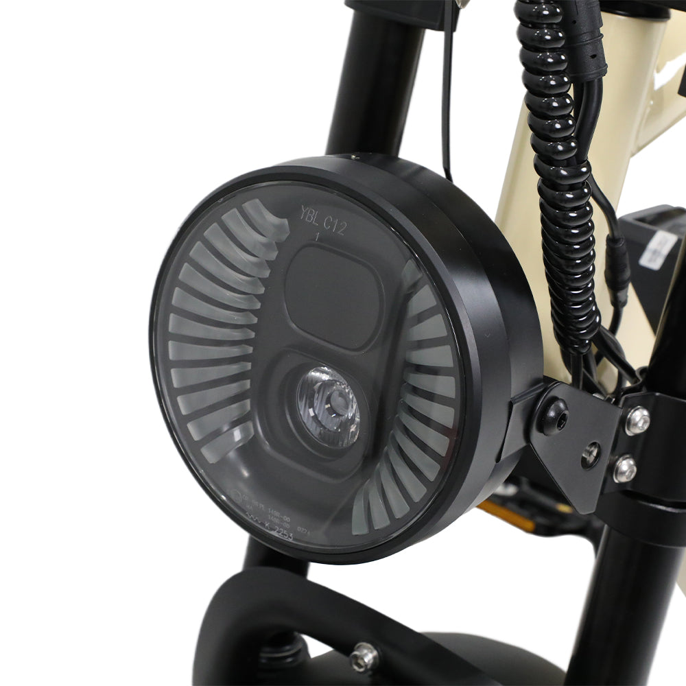 OneSport W66 Retro Moped Style 48V 250W 20×4.0" Fat Tires Full Suspension E-Bike