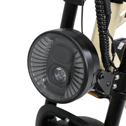 OneSport W66 Retro Moped Style 48V 250W 20×4.0" Fat Tires Full Suspension E-Bike