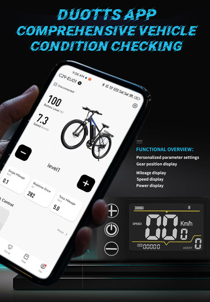 DUOTTS C29 Commuter 26.5kg Lightweight Electric Bike