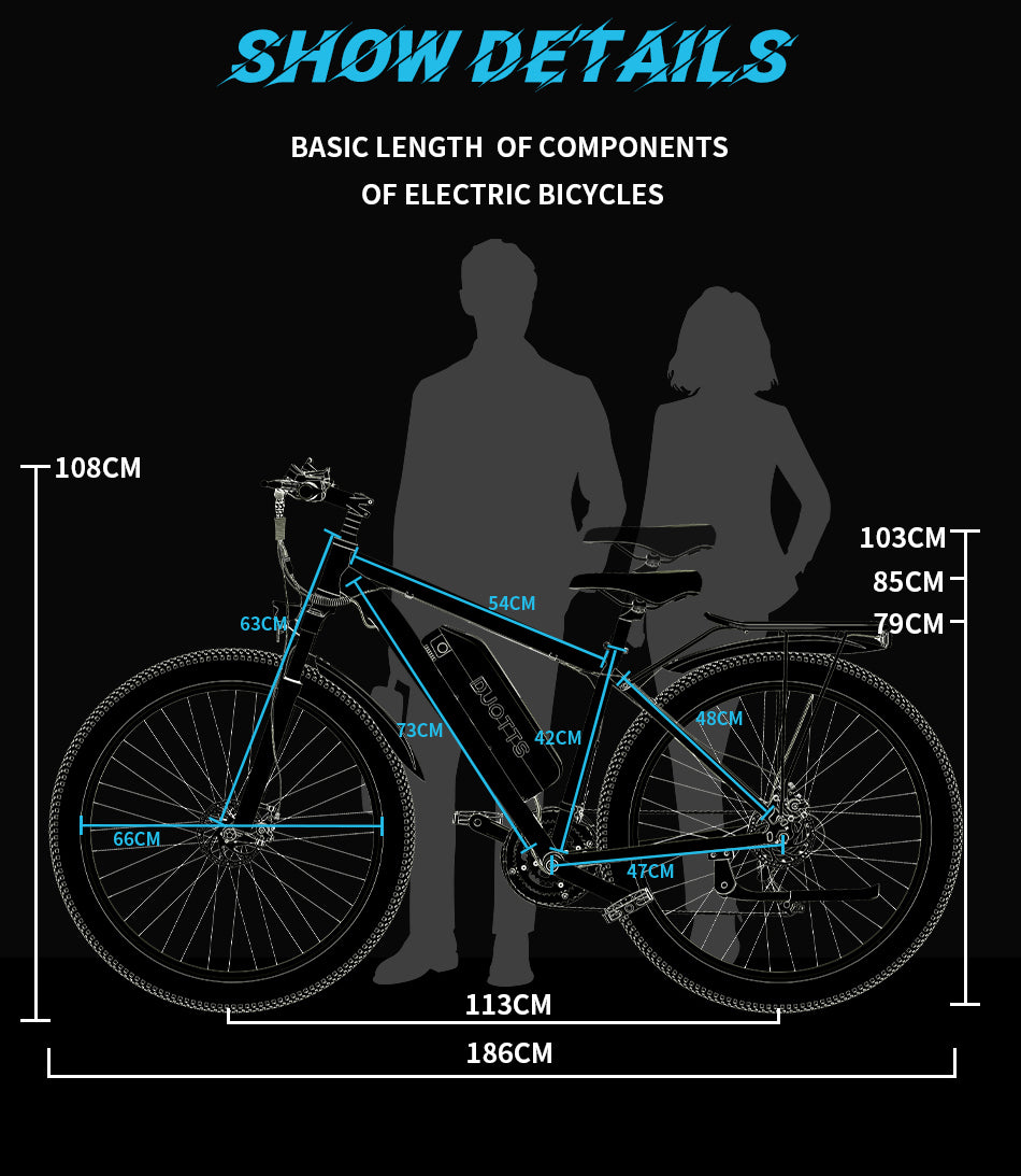 DUOTTS C29 Commuter 26.5kg Lightweight Electric Bike