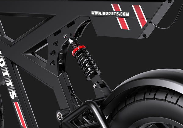 DUOTTS F20 Full-Suspension Fat-Tyre Moped-Style Electric Bike