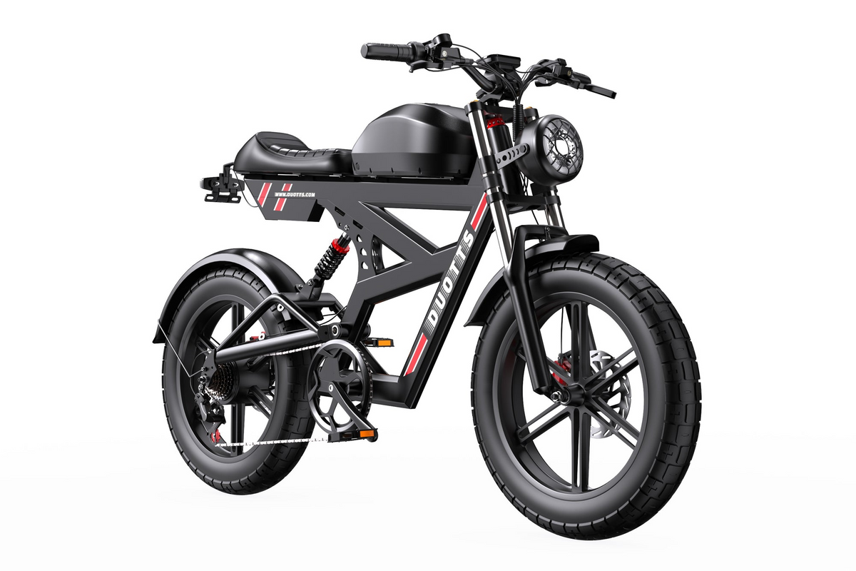 DUOTTS F20 Full-Suspension Fat-Tyre Moped-Style Electric Bike