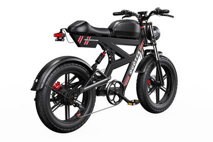 DUOTTS F20 Full-Suspension Fat-Tyre Moped-Style Electric Bike