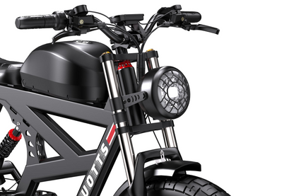 DUOTTS F20 Full-Suspension Fat-Tyre Moped-Style Electric Bike