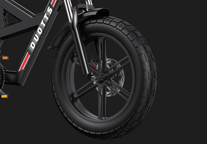 DUOTTS F20 Full-Suspension Fat-Tyre Moped-Style Electric Bike