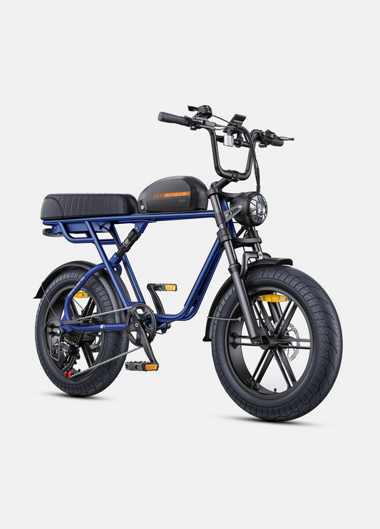 ENGWE M1 Moped Style Dual Battery & Dual Suspension Fat Tyres Ebike