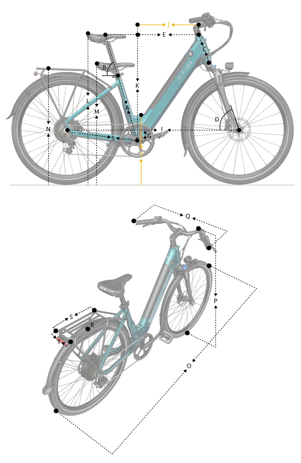 Fiido C11 Pro City E-bike Available on the Cycle to Work Scheme - Size