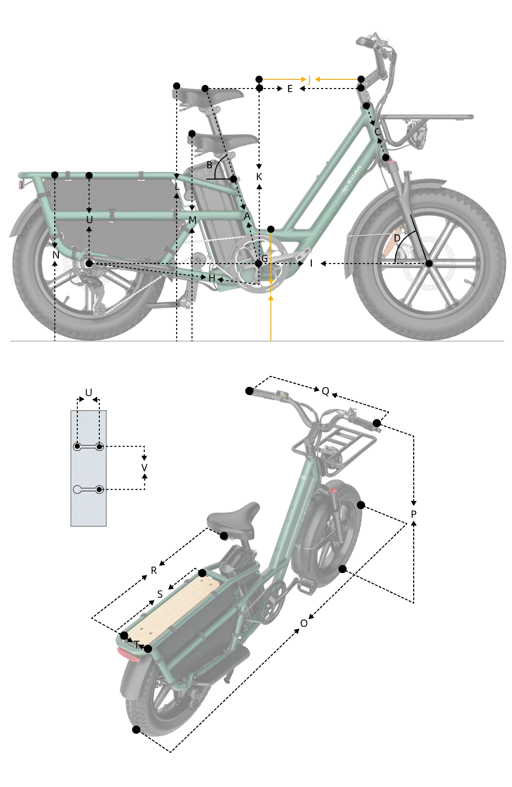 Fiido T2 Longtail Cargo E-bike