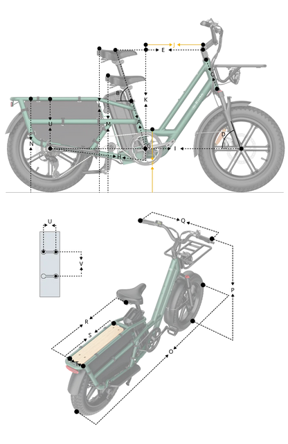 Fiido T2 Longtail Cargo E-bike