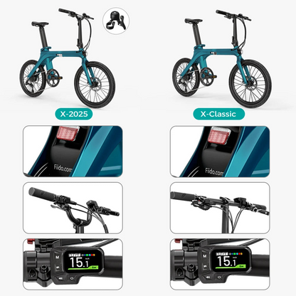 Fiido X Folding Lightweight Torque-Sensor Electric Bike