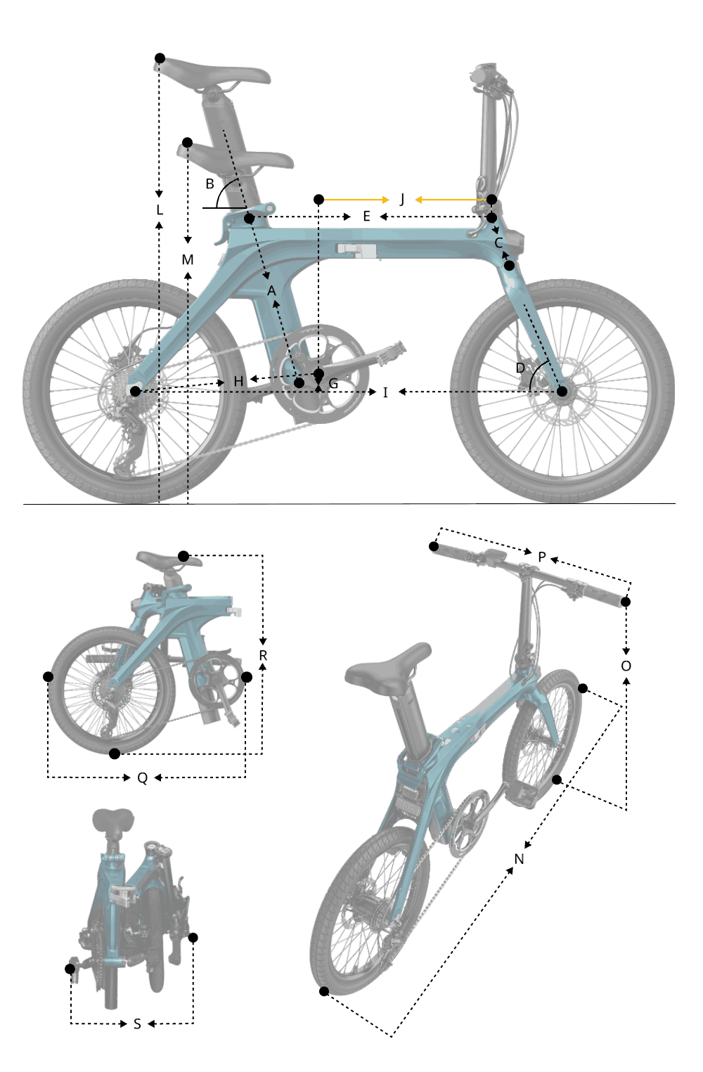 Fiido X Folding Lightweight Torque-Sensor Electric Bike
