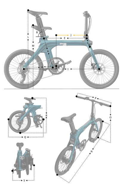 Fiido X Folding Lightweight Torque-Sensor Electric Bike