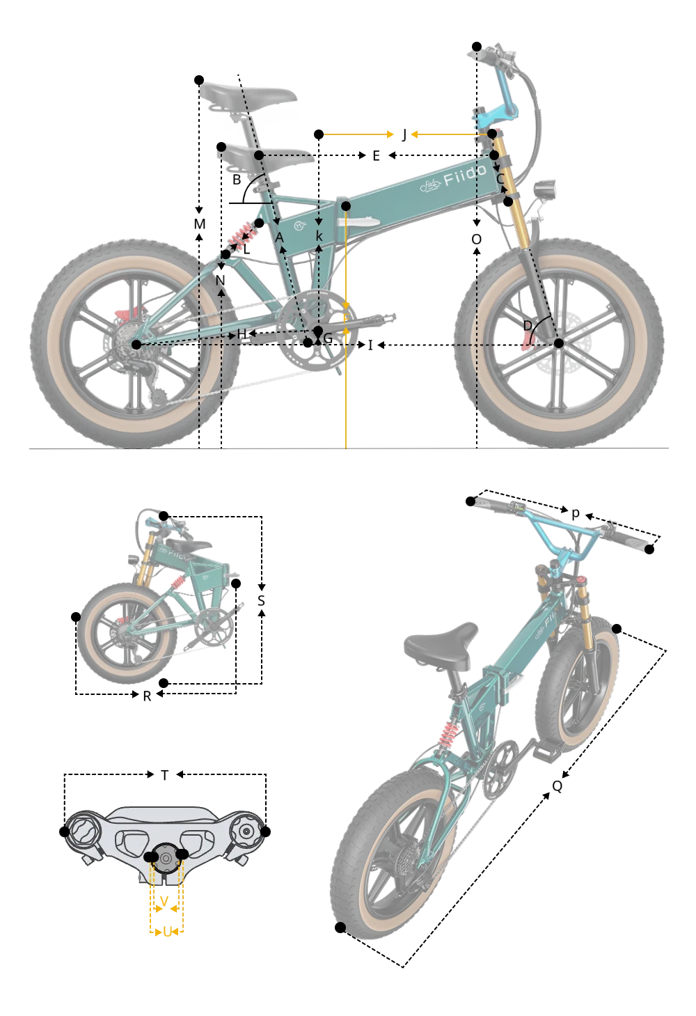 Fiido M1 Pro Fat-Tyre Dual-Suspension Folding E-Bike