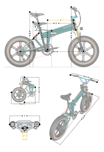 Fiido M1 Pro Fat-Tyre Dual-Suspension Folding E-Bike