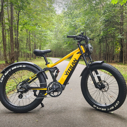 Vitilan T7 PRO Full Suspension Mountain E-bike