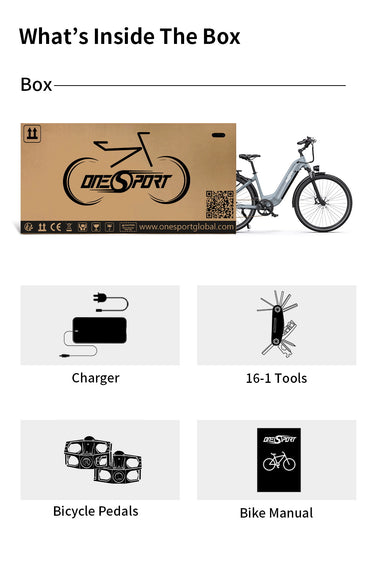 Onesport OT05 Pro 140km Range City  Torque Sensor E-Bike