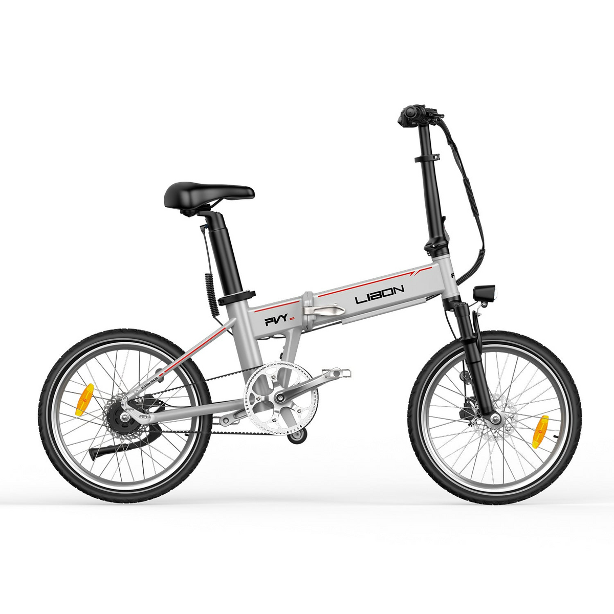 PVY LIBON Dual Battery Torque Sensor Carbon Belt Drive Folding E-Bike