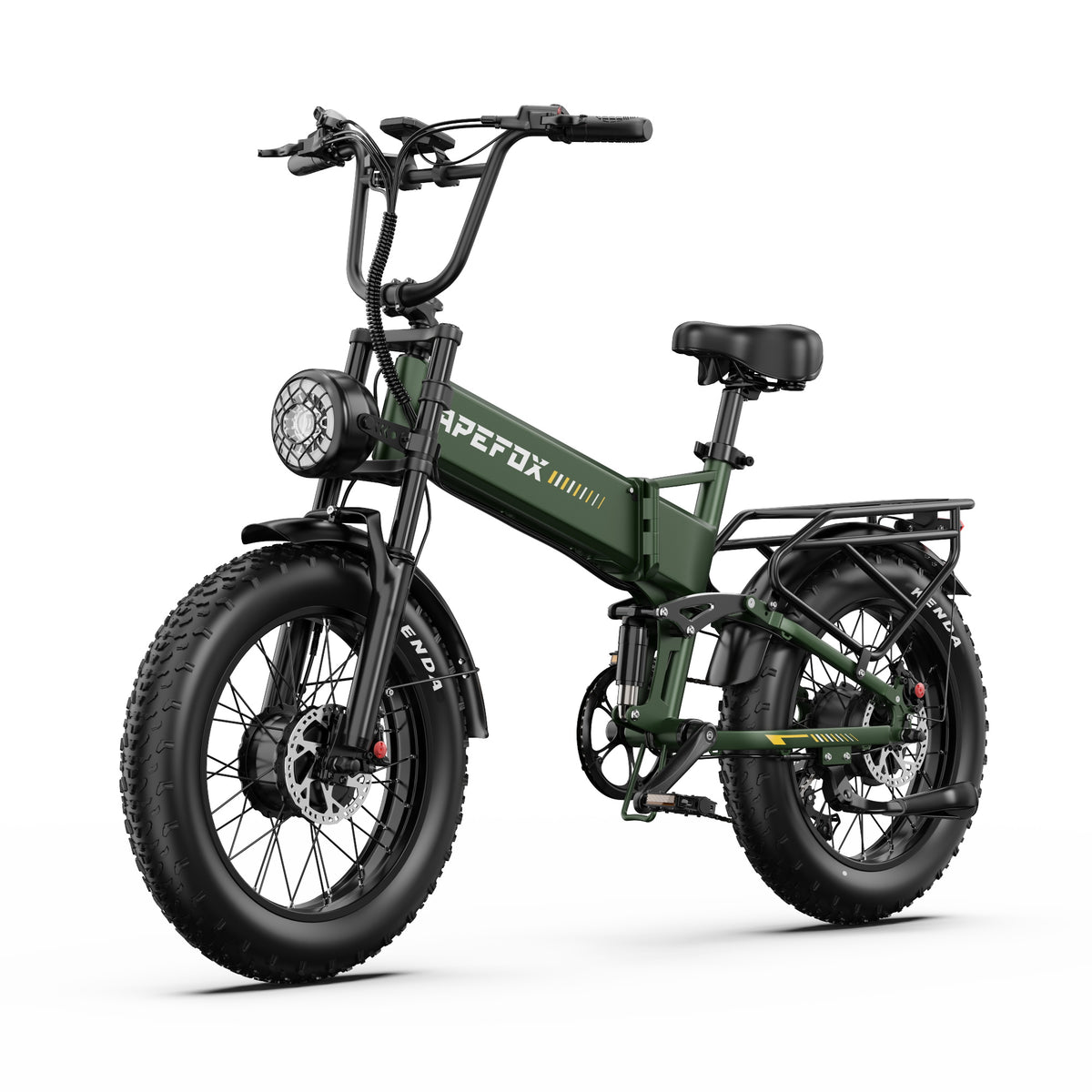 APEFOX RH20 Dual 750W Motor 100km Range Folding Fat-Tyre E-Bike