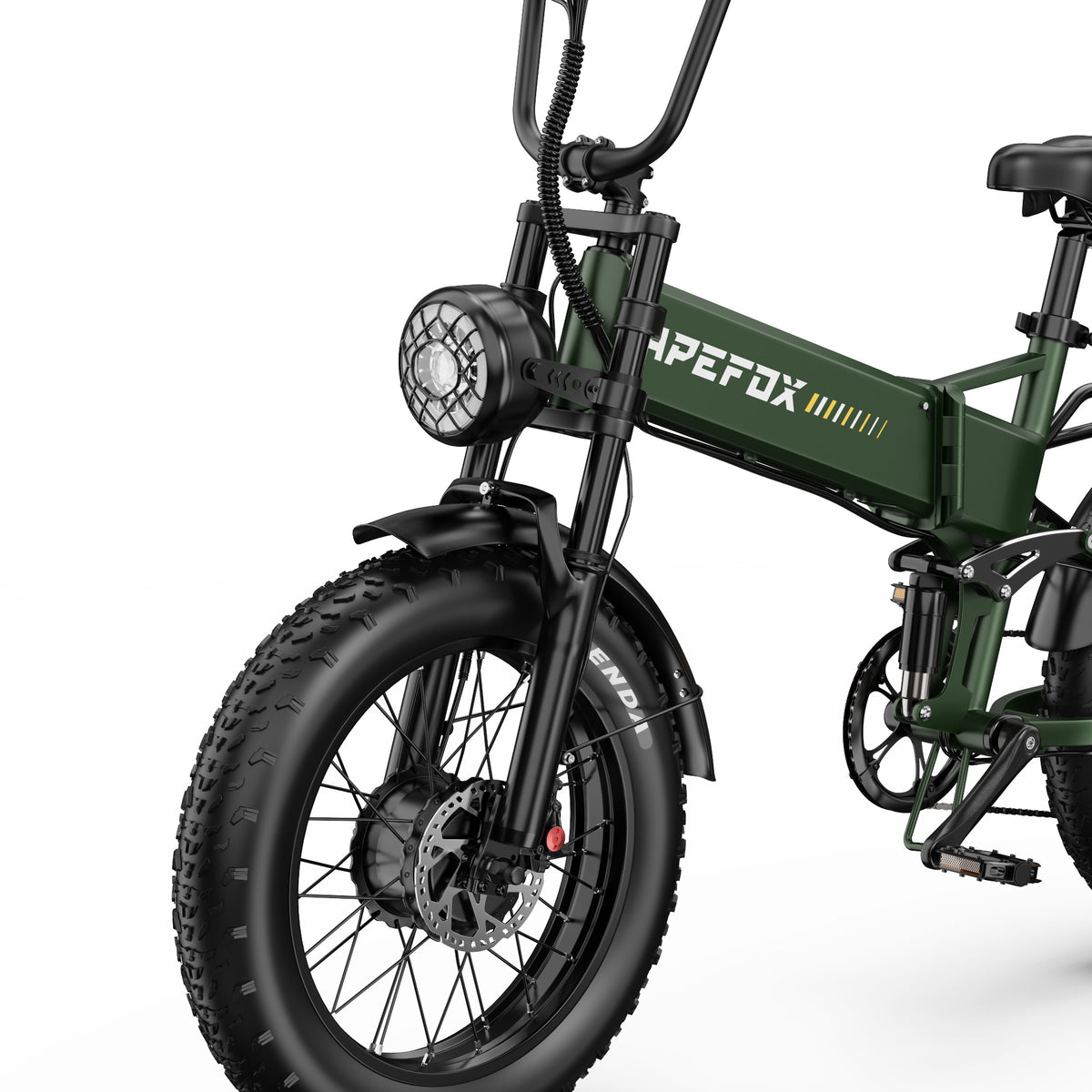 APEFOX RH20 Dual 750W Motor 100km Range Folding Fat-Tyre E-Bike