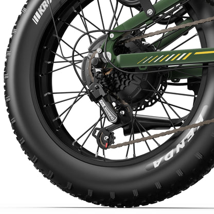 APEFOX RH20 Dual 750W Motor 100km Range Folding Fat-Tyre E-Bike