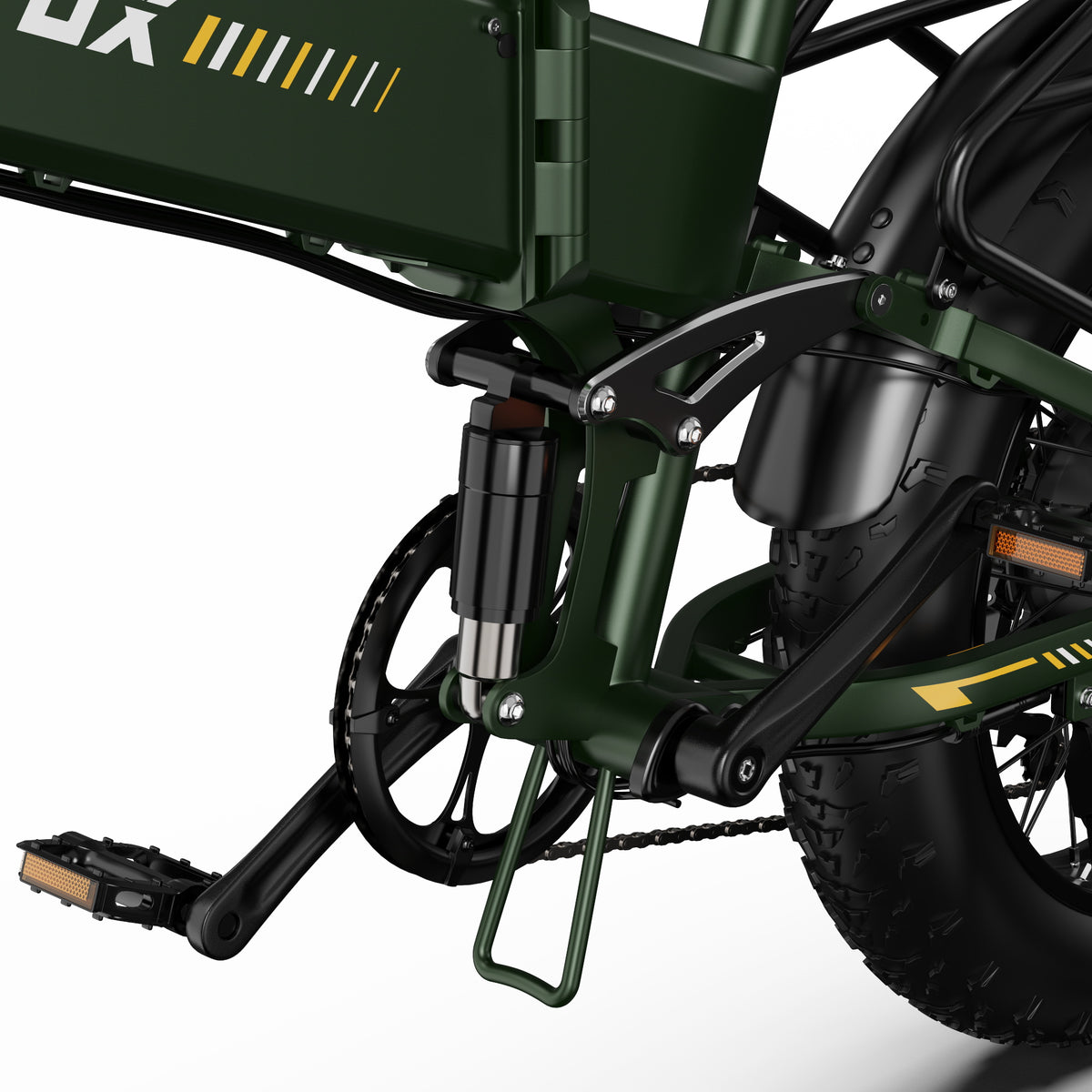 APEFOX RH20 Dual 750W Motor 100km Range Folding Fat-Tyre E-Bike