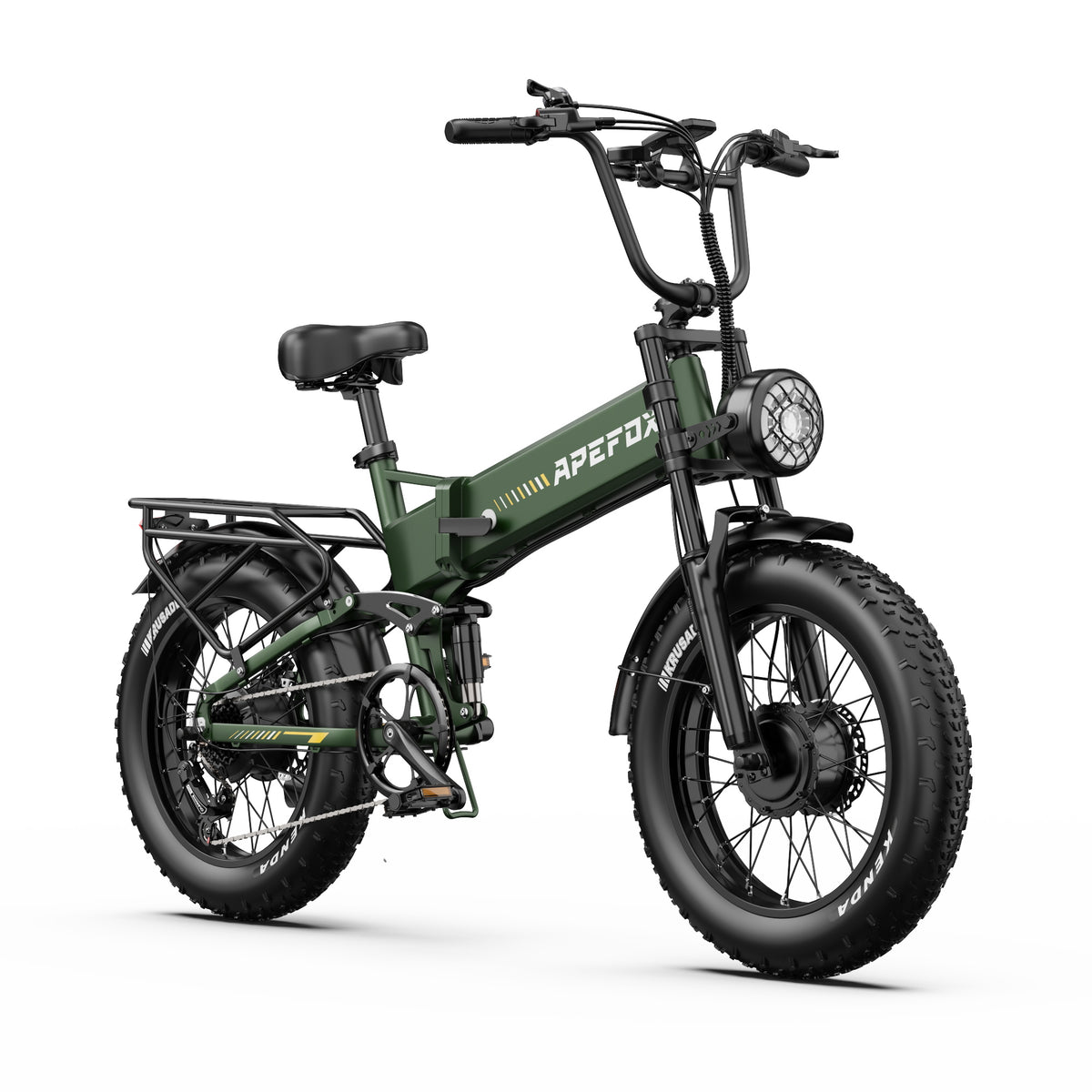 APEFOX RH20 Dual 750W Motor 100km Range Folding Fat-Tyre E-Bike