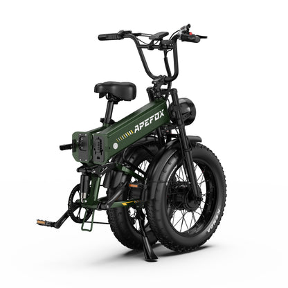 APEFOX RH20 Dual 750W Motor 100km Range Folding Fat-Tyre E-Bike