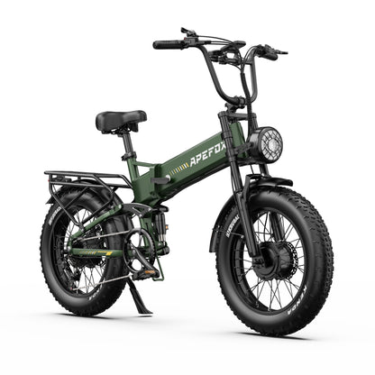 APEFOX RH20 Dual 750W Motor 100km Range Folding Fat-Tyre E-Bike