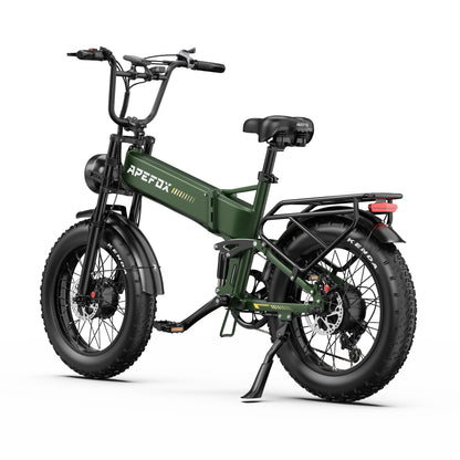 APEFOX RH20 Dual 750W Motor 100km Range Folding Fat-Tyre E-Bike