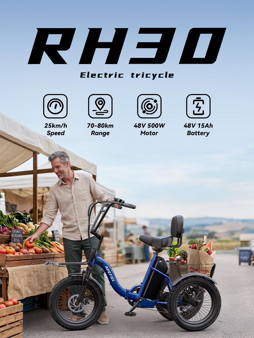 APEFOX RH30 Electric Trike
