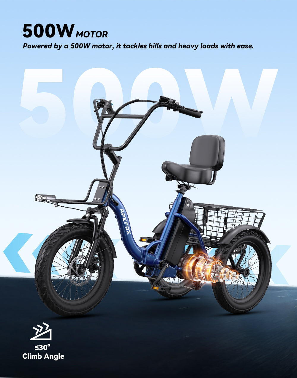 APEFOX RH30 Electric Trike