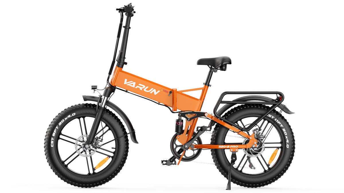 VARUN S20-2 PRO 48V 13Ah 55Nm Torque 20×4.0" Fat Tires Folding E-Bike