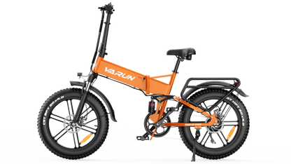 VARUN S20-2 PRO 48V 13Ah 55Nm Torque 20×4.0" Fat Tires Folding E-Bike