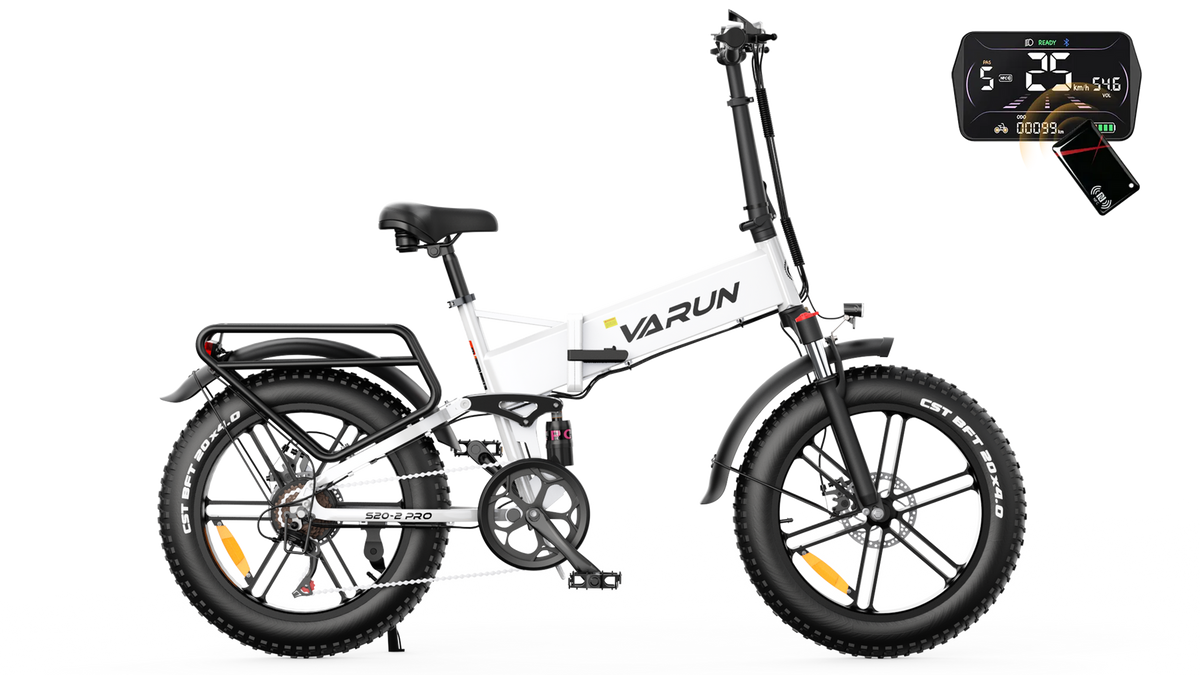 VARUN S20-2 PRO 48V 13Ah 55Nm Torque 20×4.0" Fat Tires Folding E-Bike