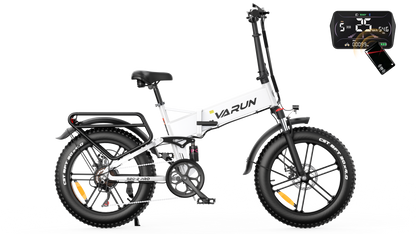 VARUN S20-2 PRO 48V 13Ah 55Nm Torque 20×4.0" Fat Tires Folding E-Bike