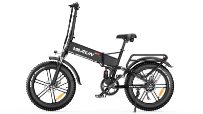 VARUN S20-2 PRO 48V 13Ah 55Nm Torque 20×4.0" Fat Tires Folding E-Bike