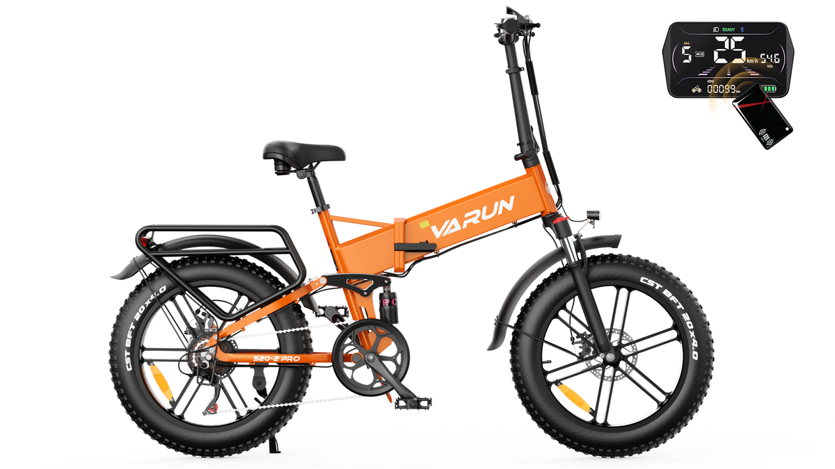 VARUN S20-2 PRO 48V 13Ah 55Nm Torque 20×4.0" Fat Tires Folding E-Bike