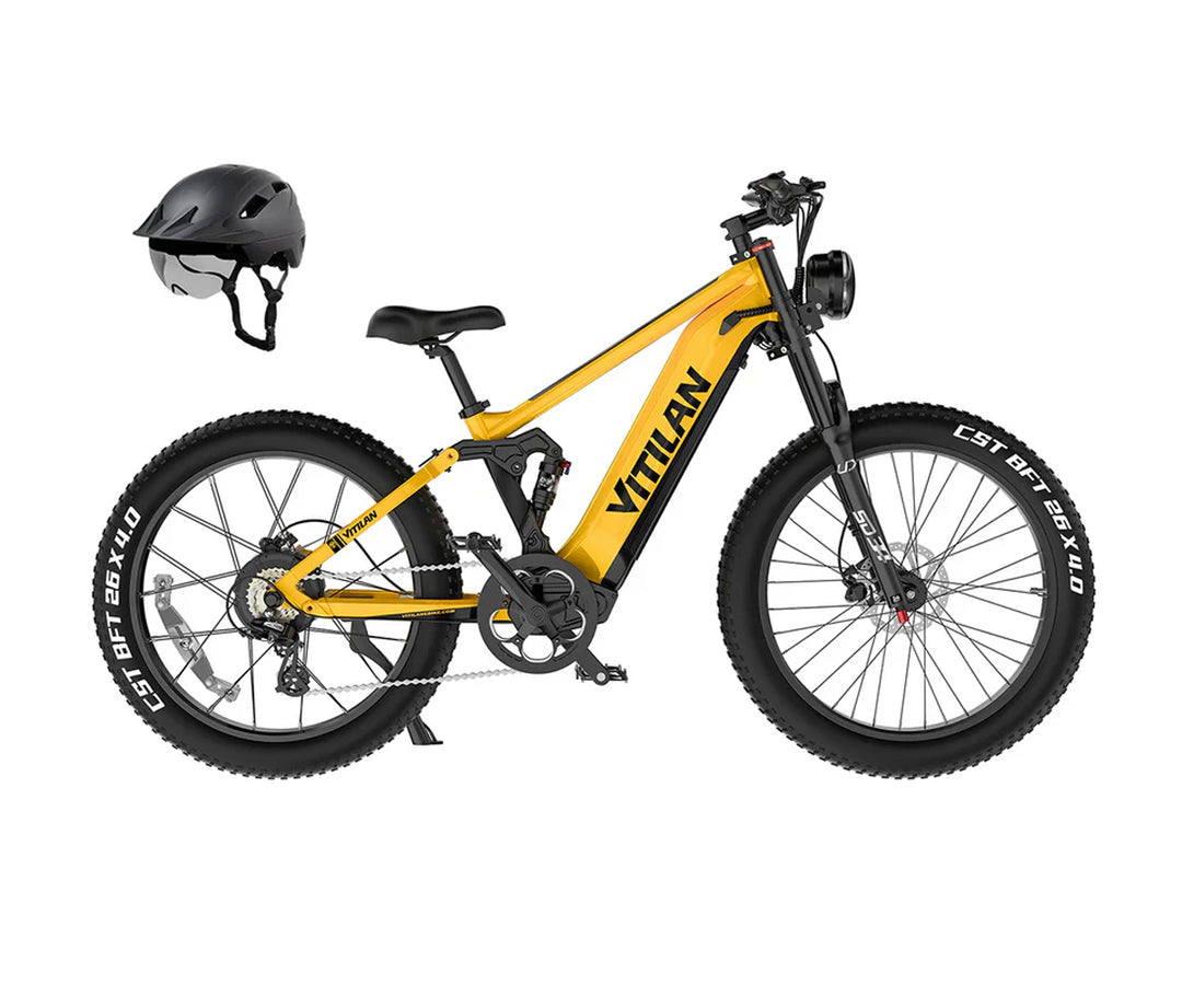 Vitilan T7 PRO Full Suspension Mountain E-bike
