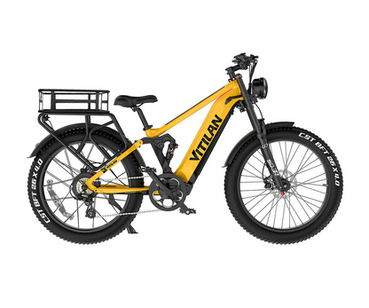 Vitilan T7 PRO Full Suspension Mountain E-bike