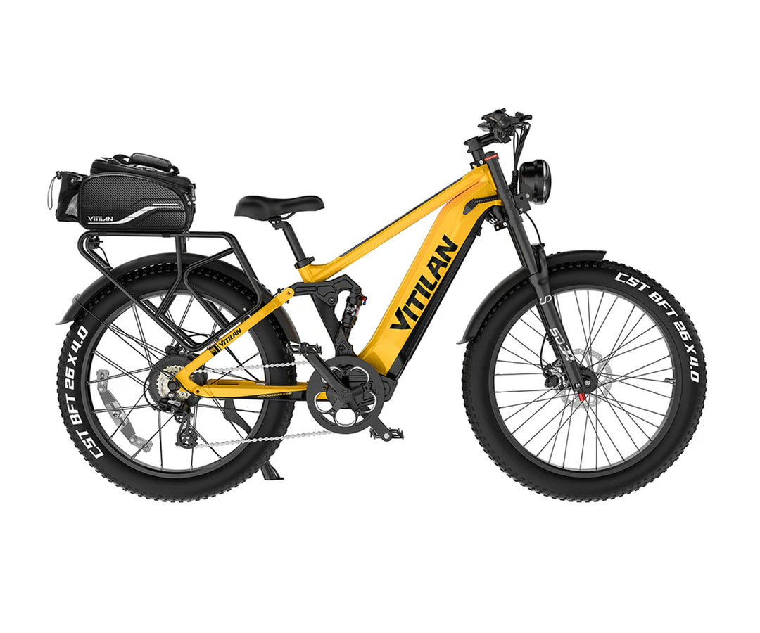 Vitilan T7 PRO Full Suspension Mountain E-bike