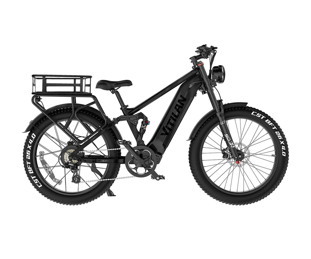 Vitilan T7 PRO Full Suspension Mountain E-bike