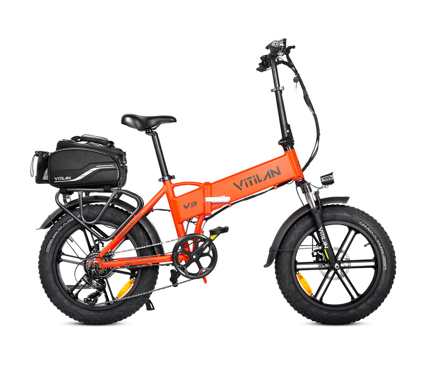 Vitilan V3 2.0 Folding Fat Tires All Terrain Electric Bike
