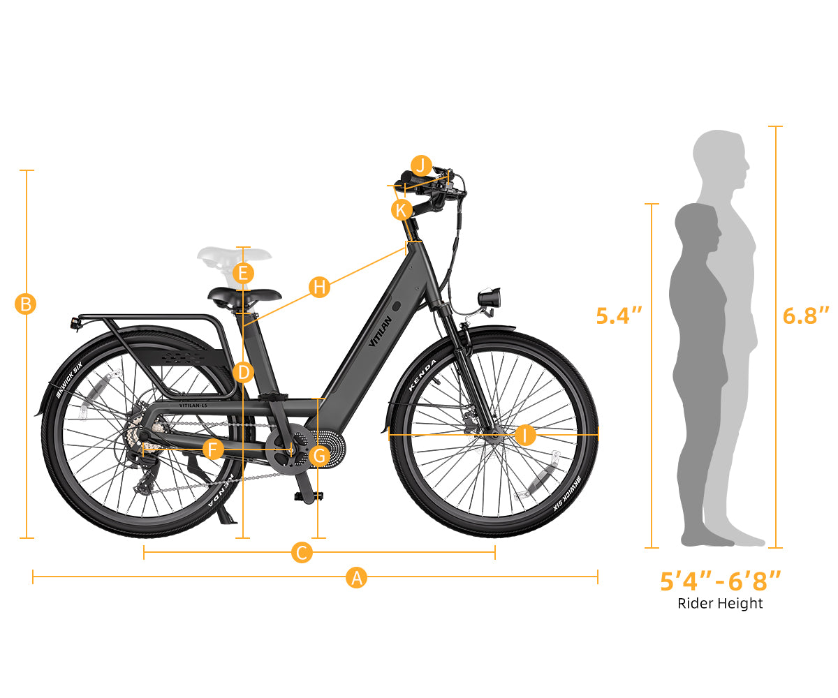 VITILAN L5 Step-Through Urban Commuter Electric Bike
